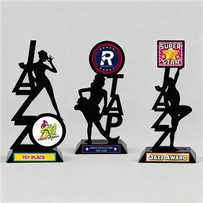 Troféus esportivos de acrílico